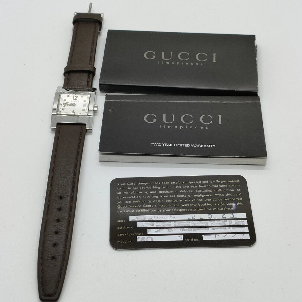 Gucci Watch 7700L 23mm Women's Whites X Browns 162-070225 - Picture 7 of 10